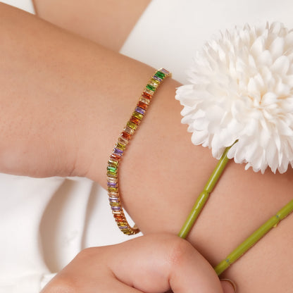 Timeless Tennis Bracelet (Multicolor)