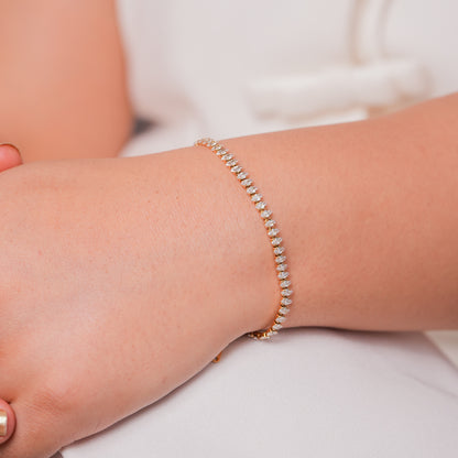 Gleam Tennis Bracelet