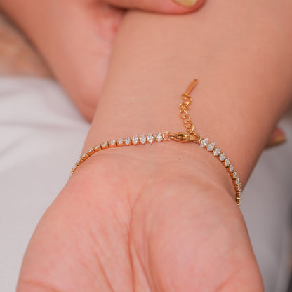 Gleam Tennis Bracelet