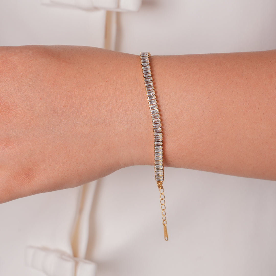 Silver Tennis Bracelet