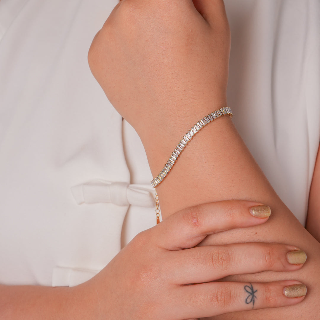 Silver Tennis Bracelet