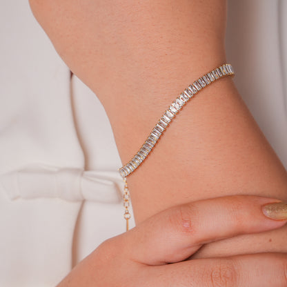 Silver Tennis Bracelet