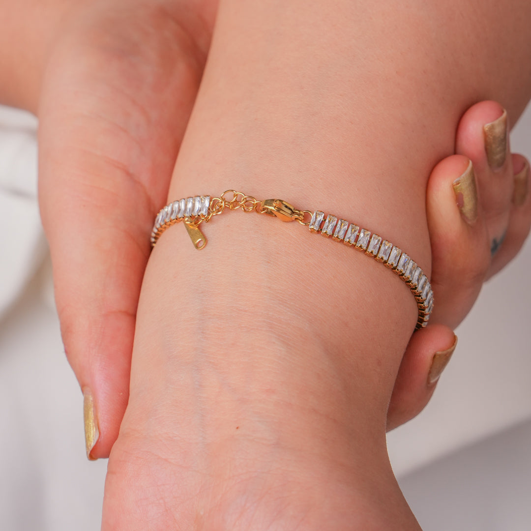 Silver Tennis Bracelet