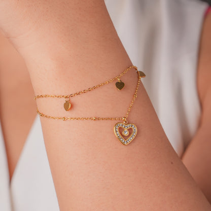 Heart Multilayer Bracelet