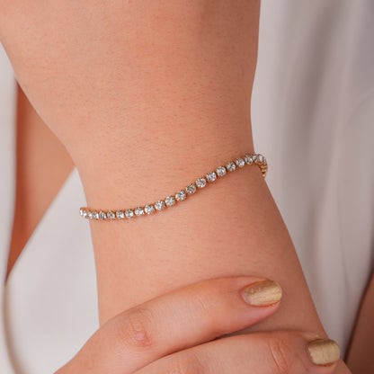 Tennis Bracelet (Square)