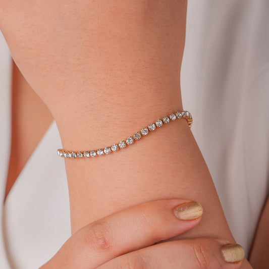 Tennis Bracelet (Square)