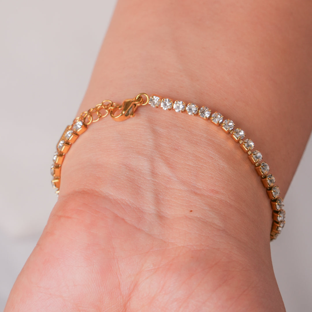 Tennis Bracelet (Square)