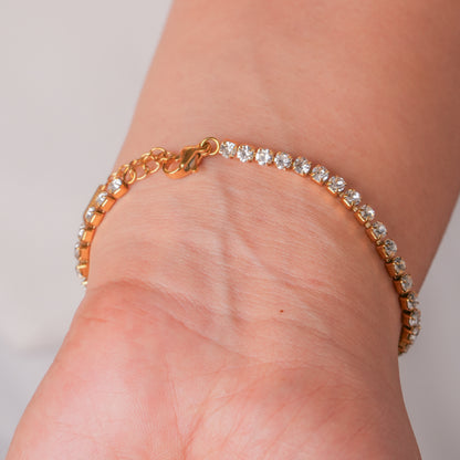 Tennis Bracelet (Square)
