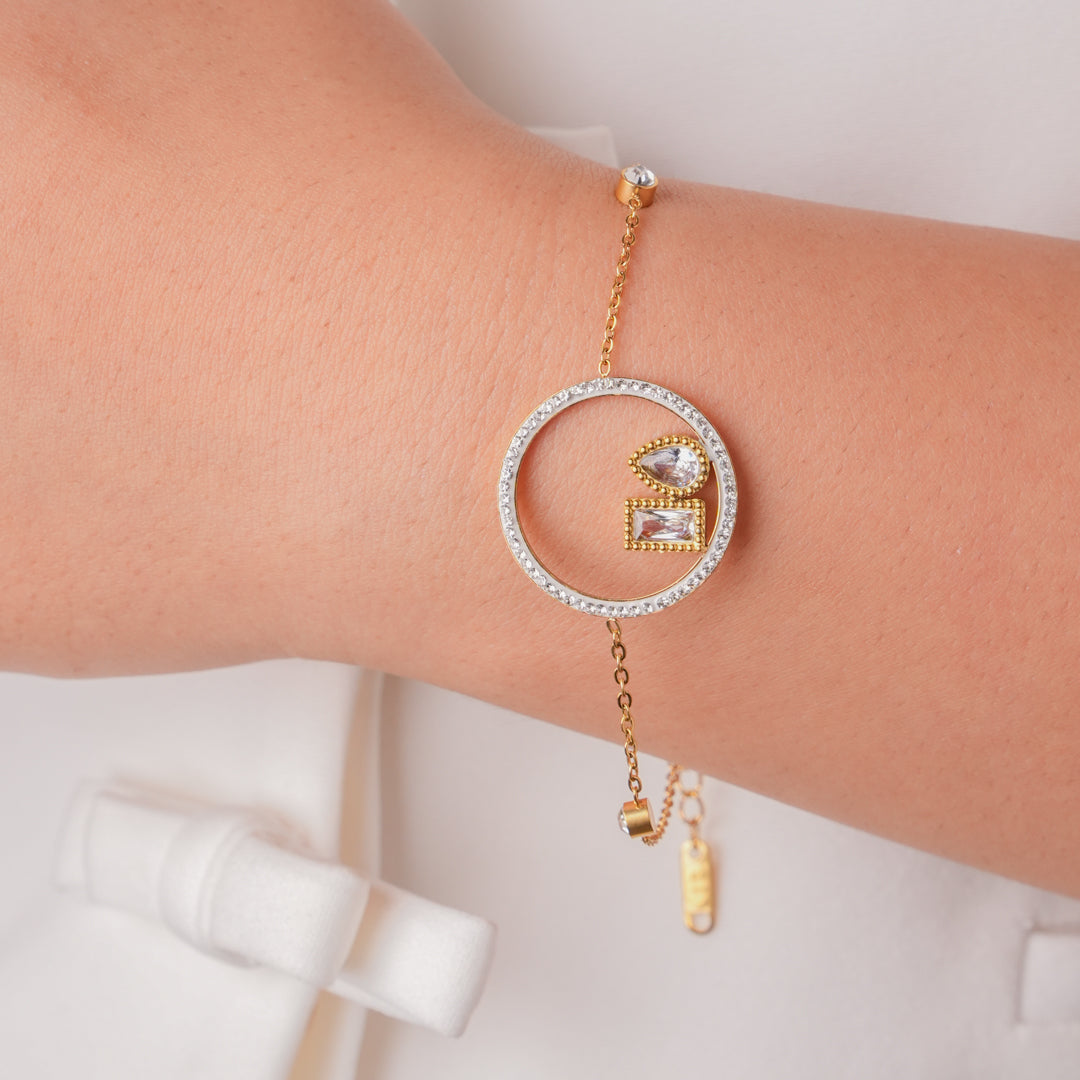 Golden Orbit Bracelet