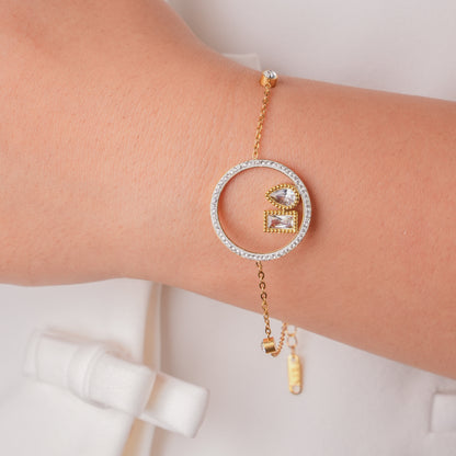 Golden Orbit Bracelet