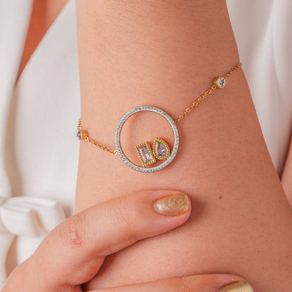 Golden Orbit Bracelet