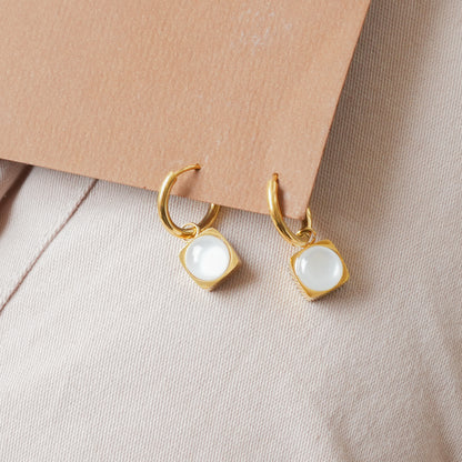 Luna Cushion Earrings