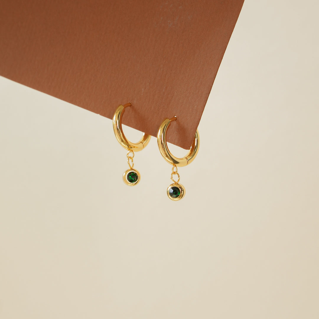 Emerald Glint Earrings