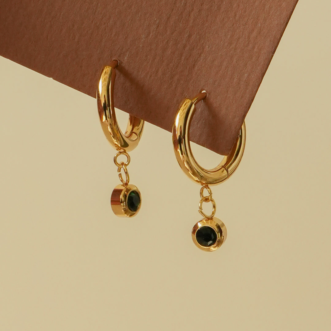 Emerald Glint Earrings