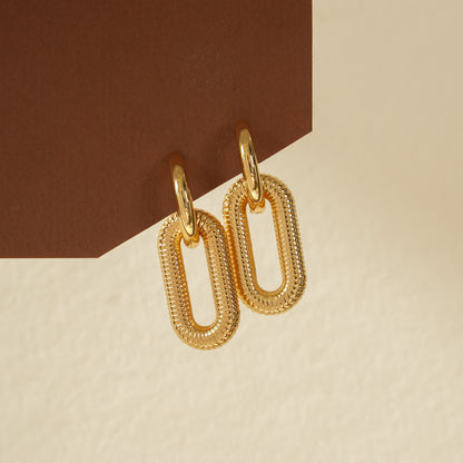 Luxe Link Hoops