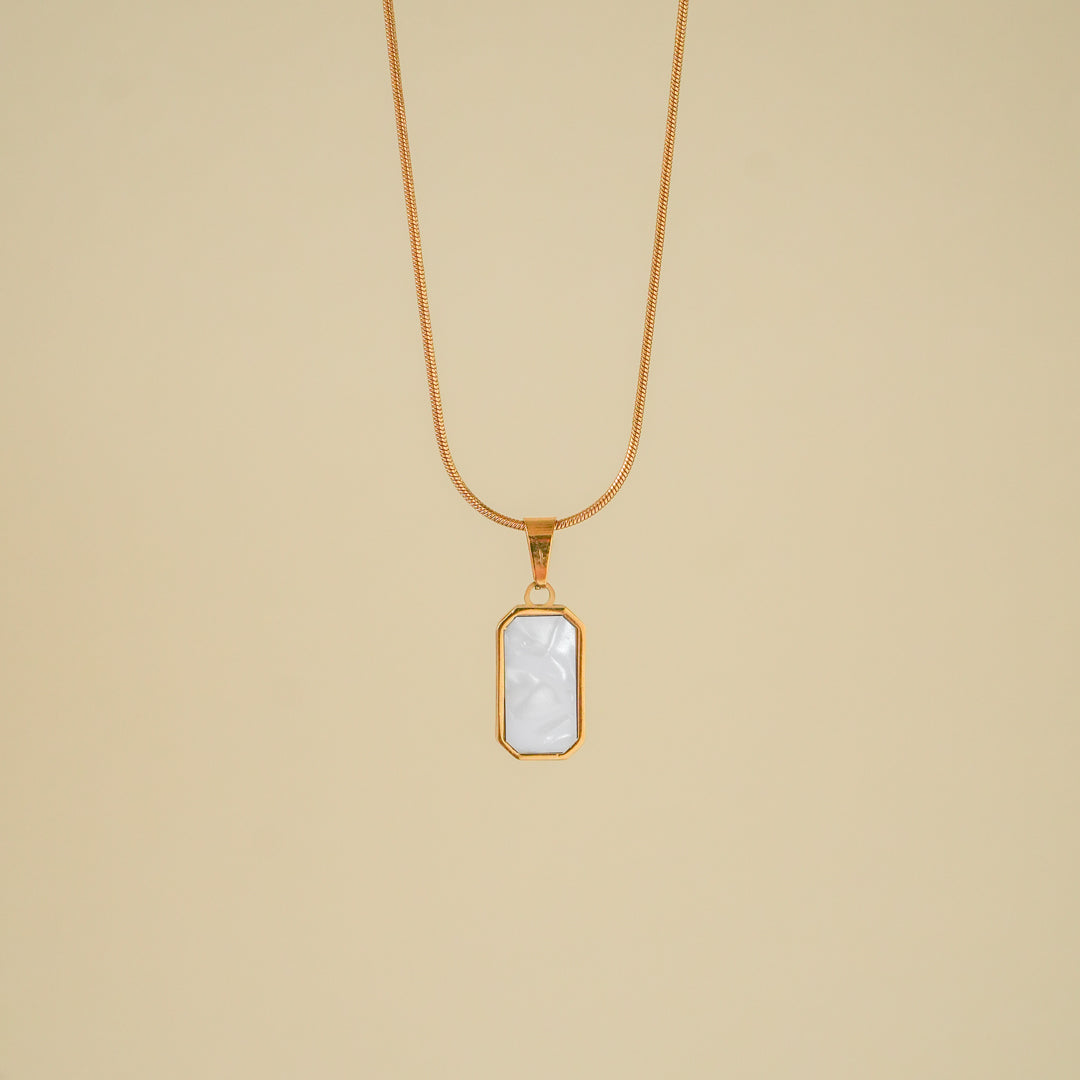 Ivory Prism Pendant Necklace