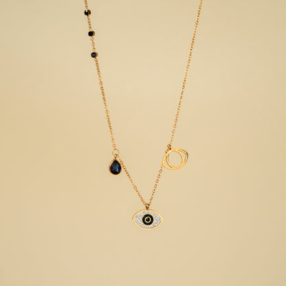 Mystic Gaze Charm Necklace