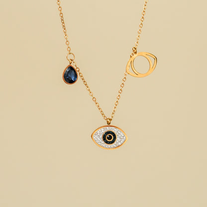 Mystic Gaze Charm Necklace