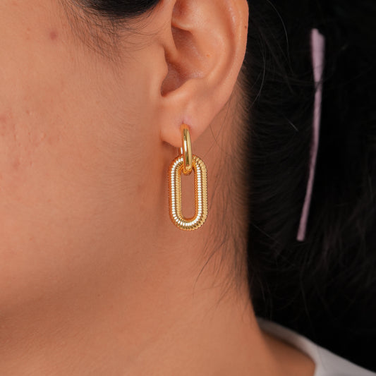 Luxe Link Hoops