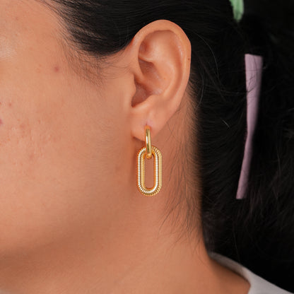 Luxe Link Hoops