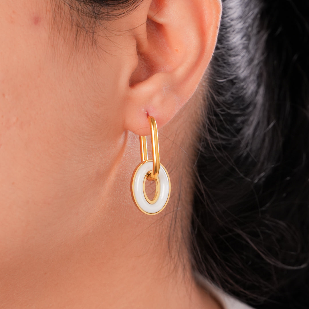 Halo Drop Hoops