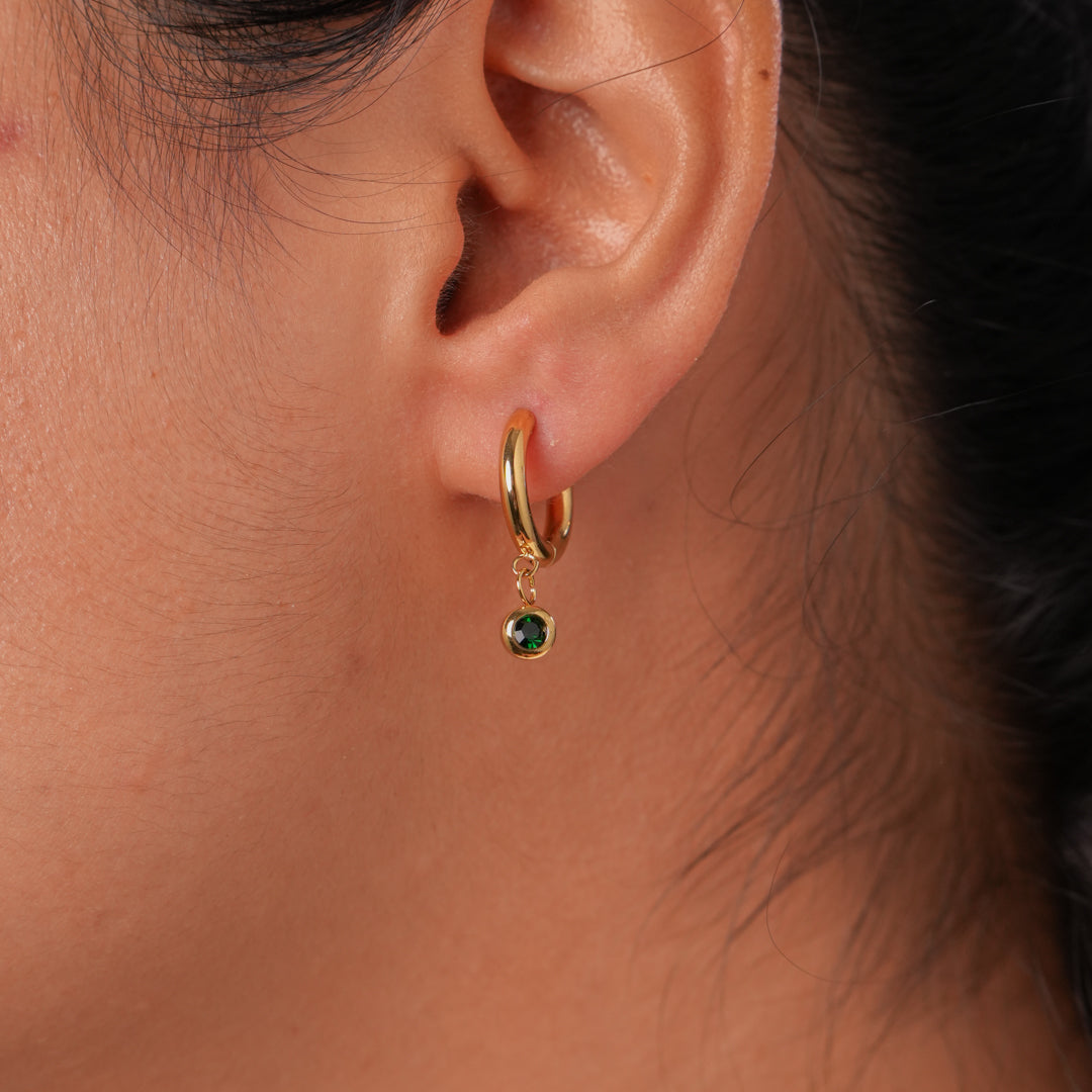 Emerald Glint Earrings