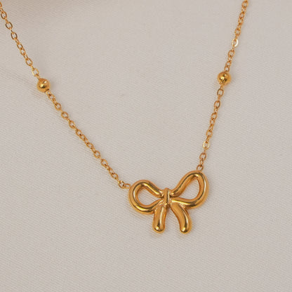 Pretty Bow Necklace