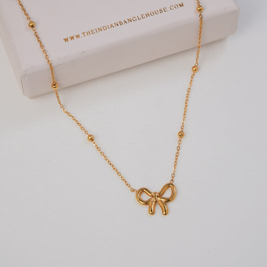 Pretty Bow Necklace