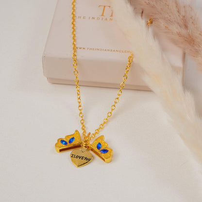 Butterfly ILU Necklace