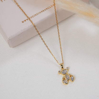 Teddy Pendant Necklace
