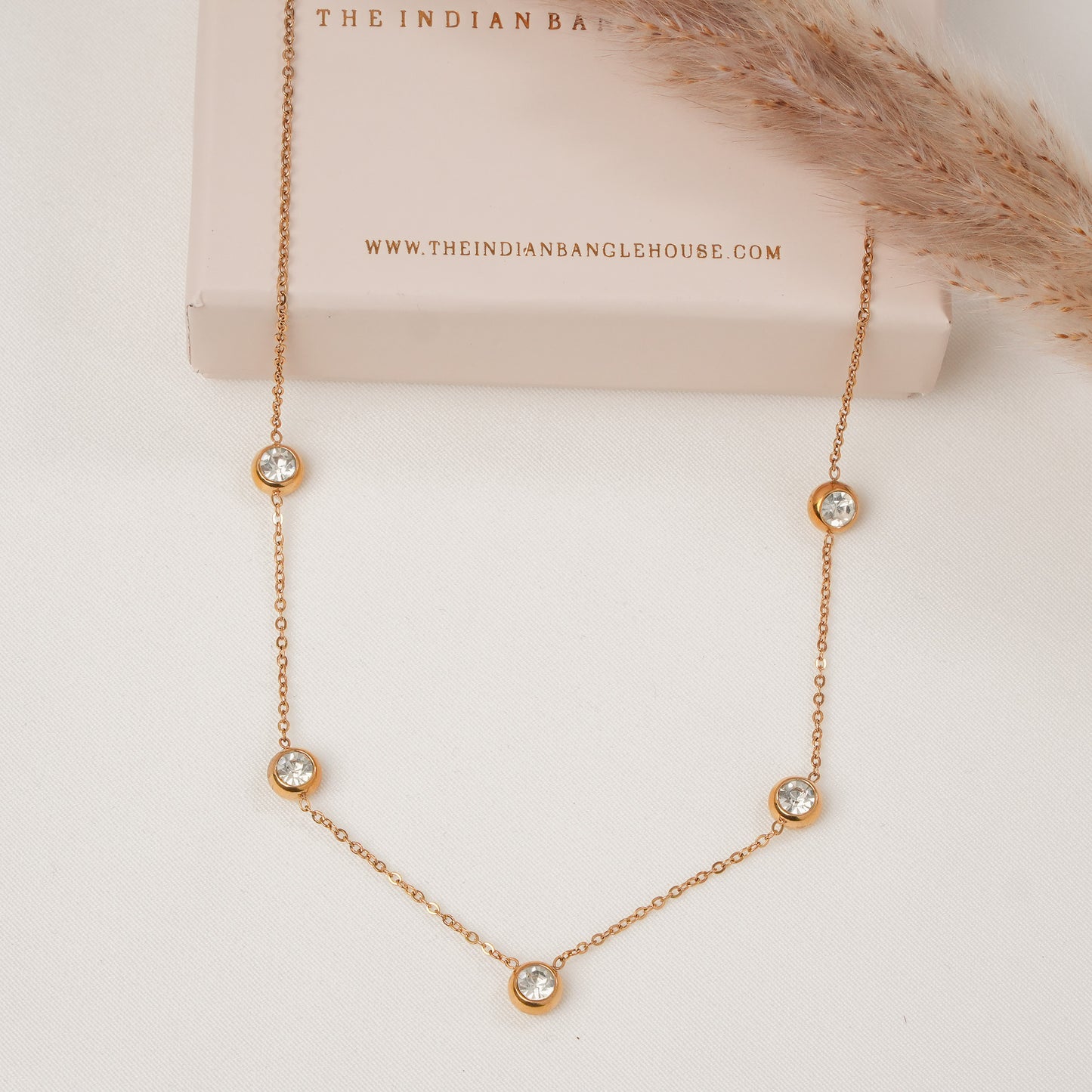 5 Stone Necklace