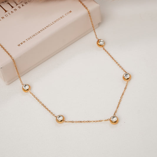 5 Stone Necklace