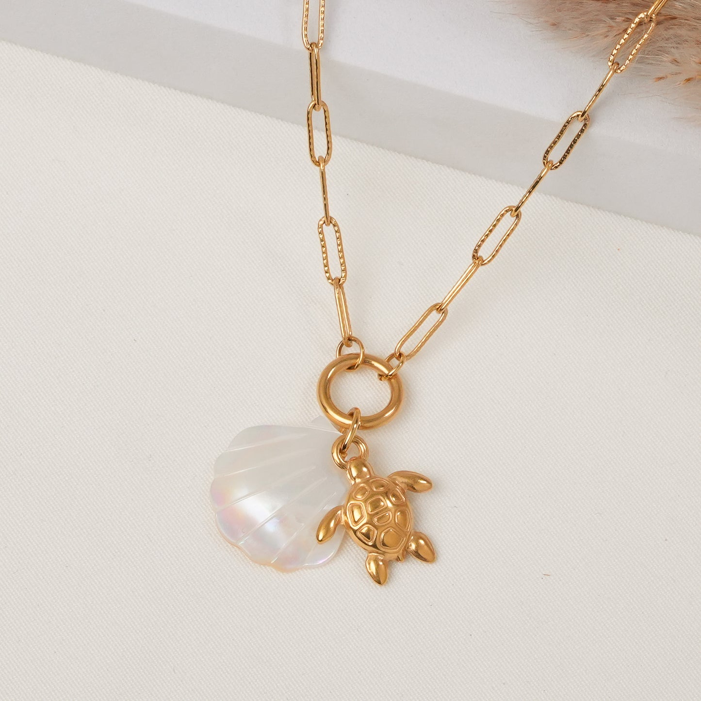 Shell Tortoise Necklace
