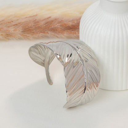 Silver Leaf Bracelet