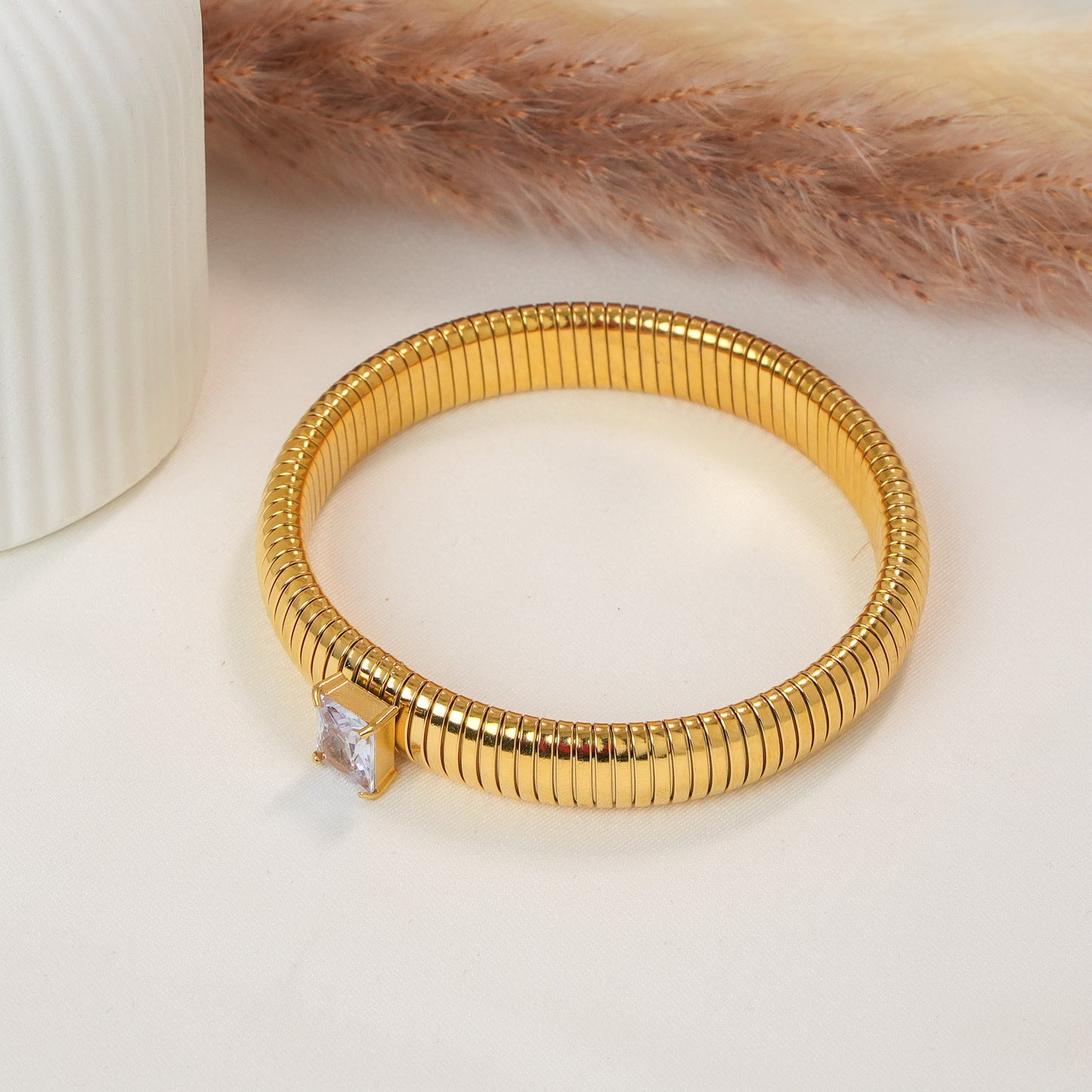 Zyra Flexible Diamond Bracelet