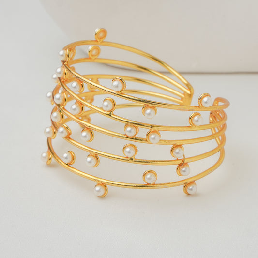 Jhanak Brass Cuff Bracelet