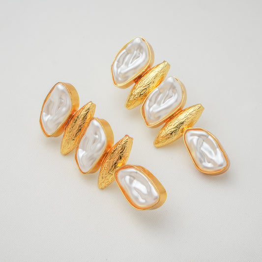Lehar Brass Earrings