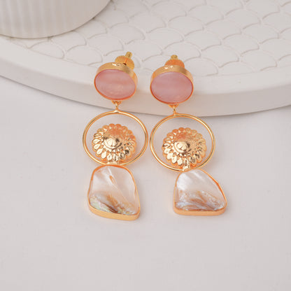 Indra Brass Earrings