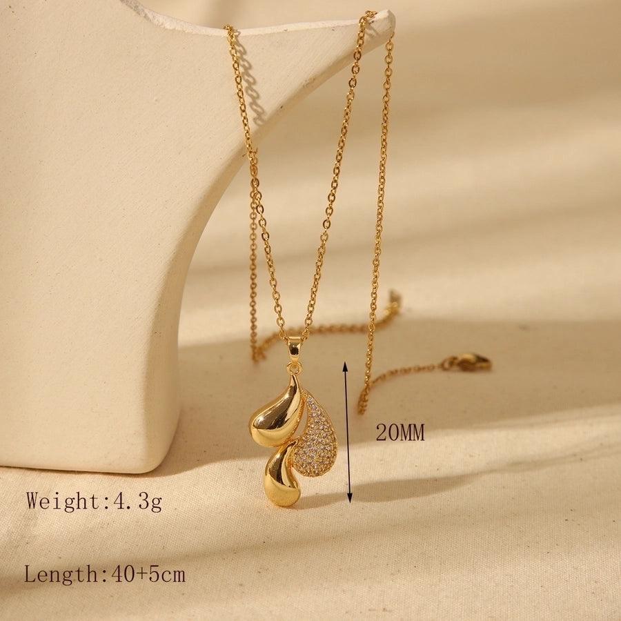 3 Droplets Pendant Necklace