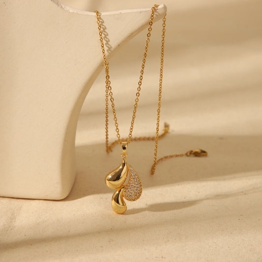 3 Droplets Pendant Necklace