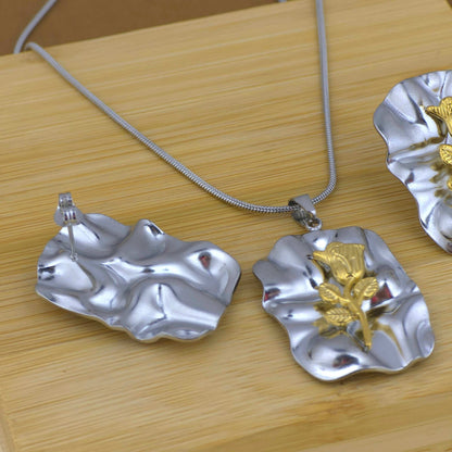 Rosette 18K Dual Tone Set