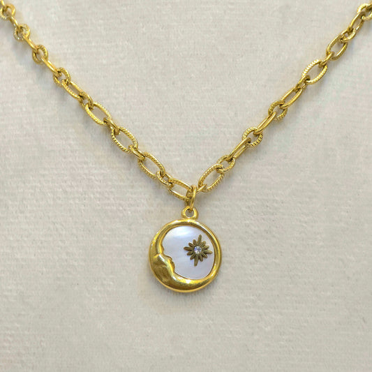 Moon Pendant Necklace