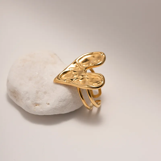 Hammer Heart Ring
