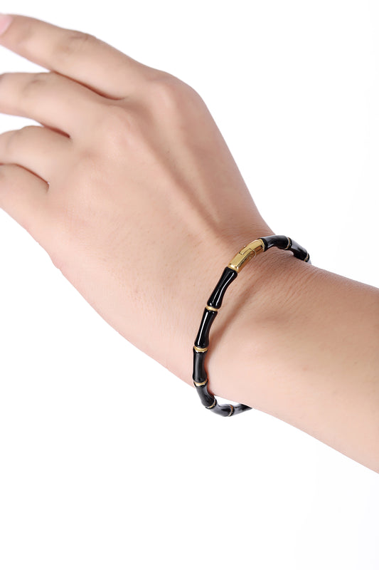 Black Bamboo Bracelet