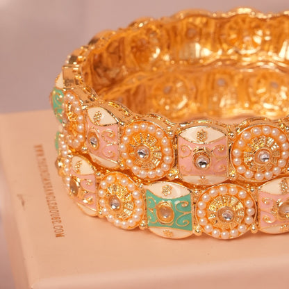 Prisha Meenakari Bangle Pair