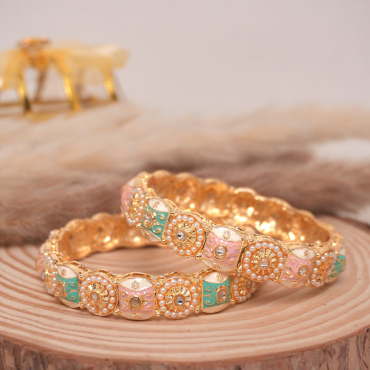 Prisha Meenakari Bangle Pair