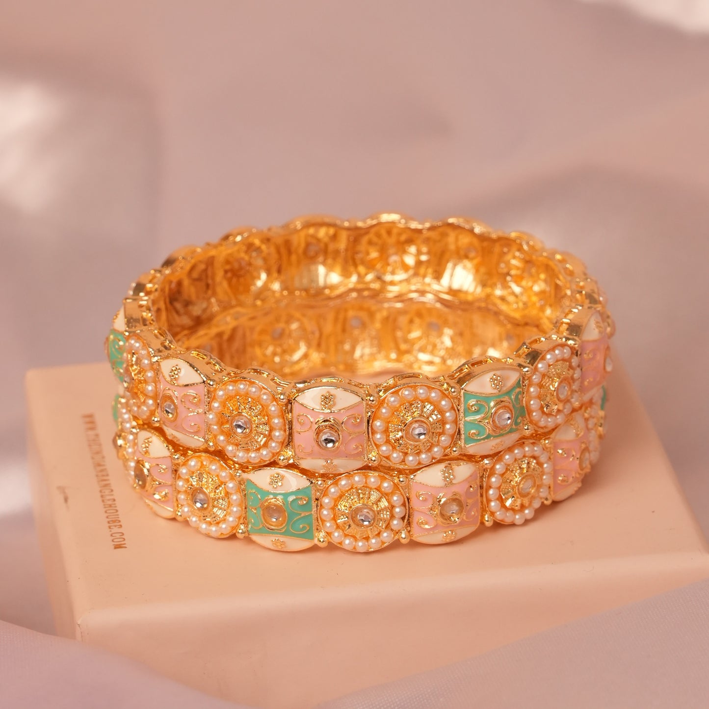Prisha Meenakari Bangle Pair
