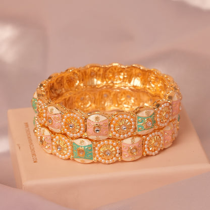 Prisha Meenakari Bangle Pair