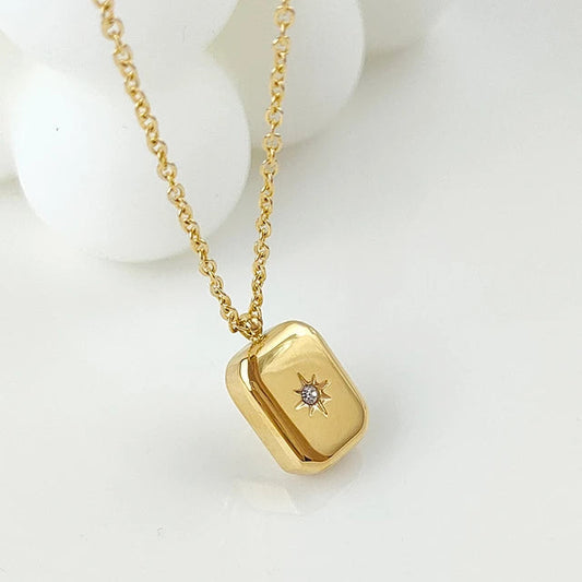 Biscuit Bar Necklace